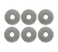 Rackumic Chiffons lavables en microfibre compatibles avec ECOVACS pour x5 pour omni et pour x5 PRO pour aspirateur robot omni tampons de rechange robustes pour bois dur pour carrelage sols stratifiés