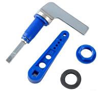 Rackumic e réservoir de toilette en alliage de zinc pour réparation de salle de bain, entretien de plomberie, taille compacte, légère, portable, construction robuste, blanc, orange, bleu, 12,5 x