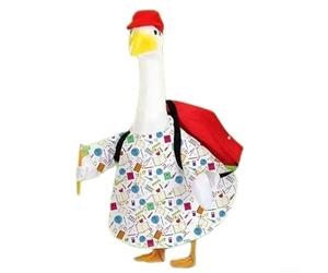 Rackumic Ensemble complet d'uniforme scolaire pour oie en plastique 58,4 cm | Tissu polyester résistant aux intempéries, pour une utilisation en extérieur tout au long de la saison scolaire