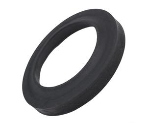 Rackumic Joint de bride de placard 33239 - Anneau de rechange en caoutchouc mélangé pour trou d'évacuation Thetford de 7,6 cm - Anti-fuite - Noir - Environ 12 x 8,1 cm - Pour caravane et camping-car