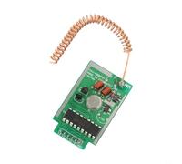 Rackumic Kit de module émetteur de télécommande sans fil 4 km RF 433 MHz DC 9 V Compact 49 x 30 mm Connexion stable légère pour projets électroniques longue distance Utilisation en espace ouvert