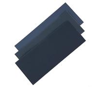 Rackumic Lot de 12 feuilles de papier abrasif en carbure de silicium grain 400-1500 pour métal, bois, verre, plastique, polissage 22,9 x 9,1 cm