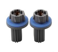 Rackumic Lot de 2 adaptateurs de lampe en plastique gris F81Z13411AA | Remplacement direct, matériau ABS gris, OEM F81Z13411AA, convient pour Ford F150 1999-2018