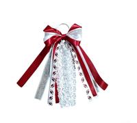 Rackumic Lot de 2 nœuds de bottes de cowgirl avec dentelle et perles, breloques décoratives pour bottes occidentales, attaches élastiques pour tige ou sangle de traction, accessoires élégants pour