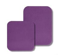 Rackumic Lot de 2 tapis silencieux en caoutchouc antidérapant pour machine à coudre - Pour artistes de broderie - Amortissement des vibrations - 35,6 x 22,9 cm - Magenta (violet)