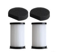 Rackumic Lot de 4 filtres HEPA de rechange pour Samsung Galaxy GL6255 GL6231 Centek CT-2561 Ginzzu VS115 avec éponge lavable et papier de filtration haute efficacité pour le nettoyage de la maison (A)