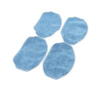 Rackumic Lot de 4 serpillères en microfibre pour aspirateur Cecotec pour robot Conga 999 X Treme, forte absorption d'eau, sol doux, lavables et réutilisables