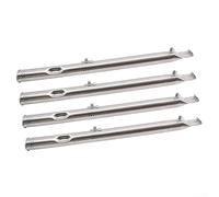 Rackumic Lot de 4 tubes de brûleur en acier inoxydable pour barbecue Charbroil 463436215 463436214 Argenté