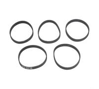 Rackumic Lot de 5 courroies en caoutchouc robuste pour aspirateur Miele SEB228 SEB234 SEB236 Wessel-Werk EBK340 EBK360 - Efficace pour nettoyage domestique - Noir