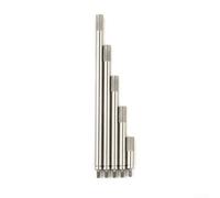 Rackumic Lot de 5 tiges d'extension M2,5 filetées aux deux extrémités en acier rapide pour le travail des métaux, jauge d'inspection, outils de mesure de profondeur, 5 mm de diamètre