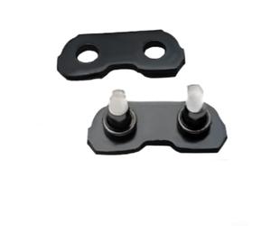 Rackumic Maillons de chaîne de tronçonneuse avec précision pour des coupes rapides et lisses dans les projets de bricolage professionnels Plusieurs types de scies Noir 5,2 x 16,5 mm ou 7 x 17 mm (404)