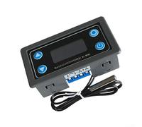 Rackumic Module de contrôle de température numérique 0,1 °C - Précision d'affichage des modes de chauffage et de refroidissement - 50 °C à 110 °C - Alarme haute température - Communication UART pour