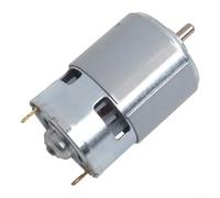 Rackumic Moteur d'arbre 21 V RS755 en forme de D pour batterie au lithium et nettoyeur de voiture à long arbre en métal argenté