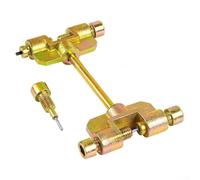 Rackumic Outil de chaîne de distribution de moto à une rangée de disjoncteur de chaîne - Presse en acier au carbone - Roulement en acier - Taille : 17,8 cm - Pour mécanicien et garage (B)