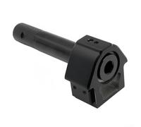 Rackumic Petite tête de faisceau avec tuyau fileté pour trottinette électrique Kukirin, kit traverse avant en alliage d'aluminium, accessoire noir, 17 x 8 x 8 cm