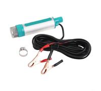 Rackumic Pompe de transfert de carburant électrique 12 V 24 V DC 38 mm submersible diesel eau kérosène moteur pompe à huile haut débit 30 lmin 100 W 4500 tr/min 5 m élévateur pour usage industriel à