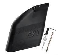 Rackumic Protection de déflecteur de pont de 106,7 cm de rechange pour tondeuse autoportée Craftsman modèle 130968 - Matériel de montage en plastique noir qui dirige l'herbe coupée loin et empêche