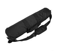 Rackumic Sac de transport pour trépied en tissu Oxford - Étui de rangement de voyage pour micro ou support de haut-parleur - Réglable de 40 à 120 cm de long - Bandoulière pliable et portable - Noir