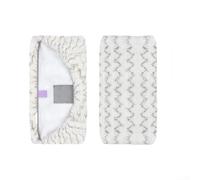 Rackumic Tampons rayés de rechange pour balai à franges Bissell 1543 1652 | Lot de 2 serpillères rayées pour nettoyeur de sol Bissell 1606670 1543 1652 1132M 1530 1252, lavables et réutilisables