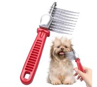 RACLE DE GUIDAGE EN PET - COMBAGES DE DÉMATTING DE CHIEN | Outil de dematting de chat ergonomique lisse pour extérieur intérieur Utilisez un pinceau pour chien râteau pour les familles et les amis qui