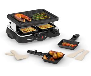 Raclette 4 personnes 500?W Noir