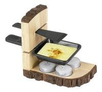Raclette à bougie chauffe-plat Nouvel Sa 402324 Bois