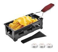 Raclette a Fromage, Raclettes a la Bougie, Mini Ustensiles de Cuisson a Raclette, Sans Électricité, Facile a Ranger, Portable a la Maison Outil de Grillade, pour Camping, Pique Nique