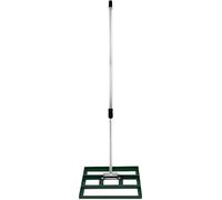 Raclette à gazon 50cm Levelingrake Gazon Raclette acier vert 1.9m Niveleur de surface