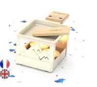 raclette à la bougie blanc