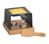 Raclette à la bougie Gourmet 1 personne - - Noir - Acier Inoxydable (inox)