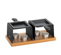 Küchenprofi Raclette à la bougie Spring 3035007002 Gourmet – Acier inoxydable Noir 2 personnes