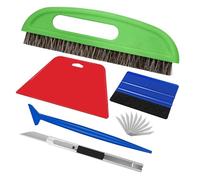 Raclette À Papier Peint - Ensemble De Raclettes Pour Film Adhésif | Kit Lissage Pour Papier Peint Plafond - Convient pour Murs Plafonds Fenêtre Mobilier Cuisine et Atelier Automobile Comptoir Salle de