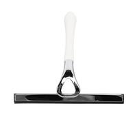 Raclette à verre avec poignée en métal, raclette de nettoyage de verre efficace pour salle de douche, salle de bains, fenêtre, porte