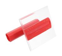 Raclette Acrylique Rouge pour Enduit, Finition Texturée, Portable | Outil Léger, Usage Professionnel et Bricolage, Crée des Textures, Polyvalence pour Plâtre, Cloisons Sèches
