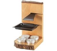 raclette bougies support bois 1 personne TABLE&COOK G