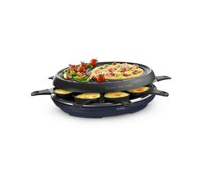 RACLETTE COLORMANIA 8 COUPELLES BLEU PLAQUE GRILL & CRÊPES - RE310412