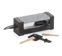 kela Mini Raclette avec plateau en granit, Raclette 2 personnes TOMÜL, acier à revêtement antiadhésif, pierre chaude, 400 watts, Raclette 1 personne