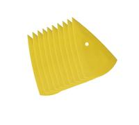 Raclette de Contour Jaune Rouge Vert adaptée au Film Vinyle de Voiture, Outil de Teinte de fenêtre, grattoir de Carte, Outil d'installation de Feuille autocollante 10 pièces(10 Yellow Mid)