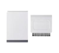 Raclette de cuisine 2 en 1 avec brosse et raclette, passe au lave-vaisselle, outil multifonction pour cuisinière, table, verre, maison, porte de douche, salle de bain, carrelage