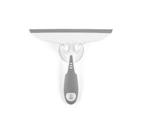 Raclette de douche anti-bactérienne Beldray - pour fenêtres, écrans de douche, carreaux et miroirs. Ventouse pour rangement pratique. Lame en caoutchouc durable, enlève condensation & résidus de savon