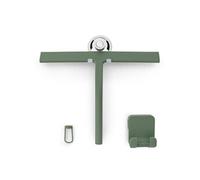 Gütewerk Raclette de Douche, raclette en Silicone pour Salle de Bain, paroi de Douche et fenêtre, Accessoires de Salle de Bain, raclette de Douche de 28 cm avec Support sans perçage