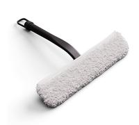 Raclette de Douche et Housse en Microfibre, 28 cm, raclette hygiénique pour Salle de Bain, paroi de Douche, vitres de Voiture et fenêtres, Accessoires de Salle de Bain en Silicone et raclette de