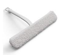 Raclette de Douche et Housse en Microfibre, 28 cm, raclette hygiénique pour Salle de Bain, paroi de Douche, vitres de Voiture et fenêtres, Accessoires de Salle de Bain en Silicone et raclette de