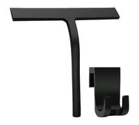 Raclette de Douche Sans Traces pour Porte en Verre, Raclette de Douche Polyvalente, sans Traces et sans grincements, avec Support, pour Carreaux, fenêtres, miroirs, Salle de Bain