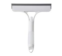 Raclette de fenêtre 2 en 1 pour nettoyage de vitres, nettoyant et flacon pulvérisateur, raclette légère blanche