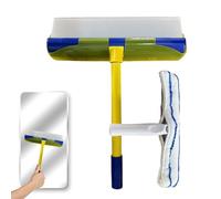 Raclette de fenêtre, outil de nettoyage en silicone pour pare-brise de voiture, lève-vitre de voiture, extracteur de miroir - Pour l'intérieur, la maison, la salle de bain, la cuisine, les portes, les