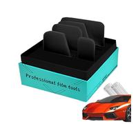 Raclette de film pour fenêtre - Lot de 5 films de protection pour fenêtre - Pour une utilisation dans les présentoirs de vente, moto, salle de bain, douche, maison, voiture, vitrine de présentation