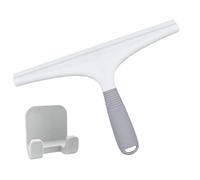 Raclette de Nettoyage pour vitres - Raclette de Salle de Bain avec Crochet, Design Ergonomique, nettoyant léger sans Traces, Outil de Nettoyage des miroirs | pour carrelage, miroirs, Portes