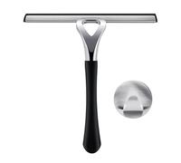 Raclette de Porte de Douche - Nettoyeur de fenêtre Polyvalent, Construction Robuste en Acier Inoxydable, poignée Ergonomique, élimination de l'eau, Design Compact | Outil de Nettoyage avec