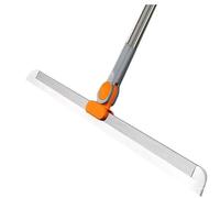 Raclette de sol, raclette 3 en 1, multifonctionnelle, avec longue poignée, raclette à eau, raclette de fenêtre, pour bois, verre, carrelage, douche (50 cm)